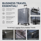 🧳🛡️ Housse de Valise Transparente en PVC Épais 22-28" | Anti-Rayures, 100% Imperméable & Fermeture Velcro