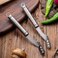 🫑🔪 Vide-Poivron & Épépineur en Inox 304 – Lame Dentelée Précise, Dénoyautage en 1 Torsion & Protection des Doigts ✨
