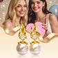 💐50% DE RÉDUCTION ! Boucles d’oreilles perles scintillantes – Cadeau tendance pour elle 💝🎁【Offre Limitée】