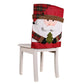 🎄🪑 Housse de Chaise de Noël avec Motifs Festifs – Tissu Doux en Lin, Protectrice et Entretien Facile