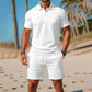 👕 PROMO LIMITÉE 50% DE RÉDUCTION ! ✨ Ensemble d'Été 2 Pièces Homme – Short, Confortable ✨