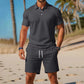 👕 PROMO LIMITÉE 50% DE RÉDUCTION ! ✨ Ensemble d'Été 2 Pièces Homme – Short, Confortable ✨