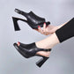 👗🌙🕊️ OFFRE LIMITÉE 50% DE RÉDUCTION! Sandales en Cuir à Talons Hauts Élégantes – Style Polyvalent, Confort – Parfaites avec Robes, Jupes ou Pantalons – Rehaussez Votre Look en Toute Occasion 🌟💃