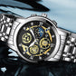💐50% DE RÉDUCTION ! Montre Homme Étanche Quartz – Design Squelette Résistant 🏊‍♂️💧【Offre Limitée】