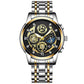 💐50% DE RÉDUCTION ! Montre Homme Étanche Quartz – Design Squelette Résistant 🏊‍♂️💧【Offre Limitée】