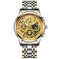 💐50% DE RÉDUCTION ! Montre Homme Étanche Quartz – Design Squelette Résistant 🏊‍♂️💧【Offre Limitée】