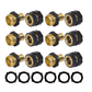 🛠️ -50% SUR CETTE KIT ! Raccords Rapides en Alu 3/4" – Légers, Étanches & Clipables en 1 Seconde 💨🔗【Qualité Pro】