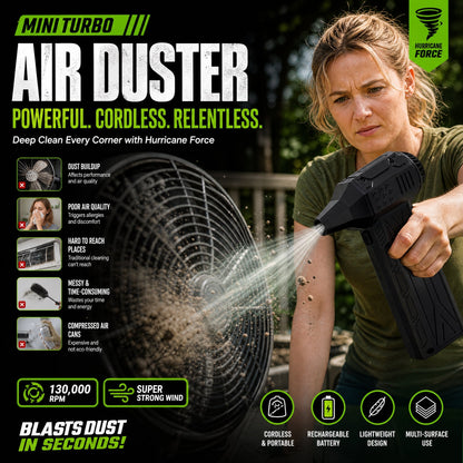 💨🛒 -50% ! 🚗Ventilateur Turbo Puissant 110 000 tr/min – Sans Balais, Multifonction & Compact
