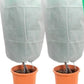 🌨️🌿 Housse d’Hivernage pour Plantes – Non-Tissé 80 g, Respirante et Cordon de Serrage