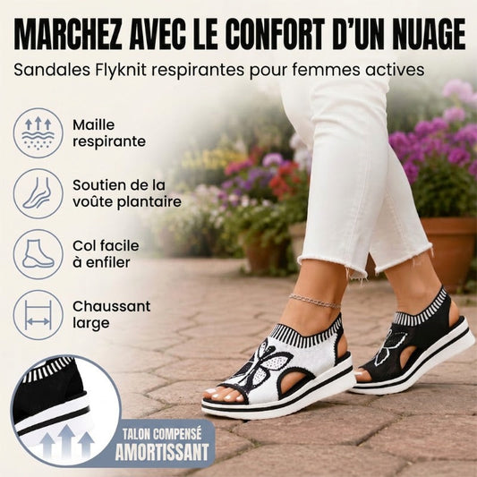 👡 Sandales plates à bout ouvert pour femme – talon compensé confortable, style aérien, idéales pour la plage, les vacances et le quotidien