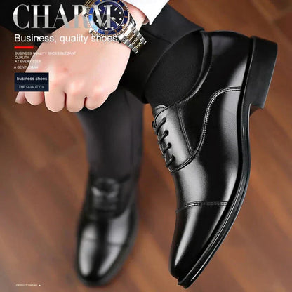 🔥 Vente chaude ! Chaussures Légères en Cuir pour Homme – Style Business Élégant, Semelle Antidérapante & Respirante – 60% de réduction ! 👞✨