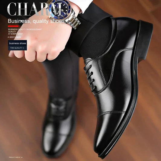 🔥 Vente chaude ! Chaussures Légères en Cuir pour Homme – Style Business Élégant, Semelle Antidérapante & Respirante – 60% de réduction ! 👞✨