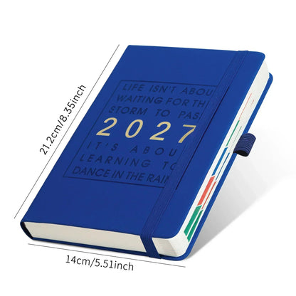 📓🛒 -50% ! ✏️Carnet-Calendrier 2027 – Format A5, Une Page par Jour & 8 Couleurs au Choix.
