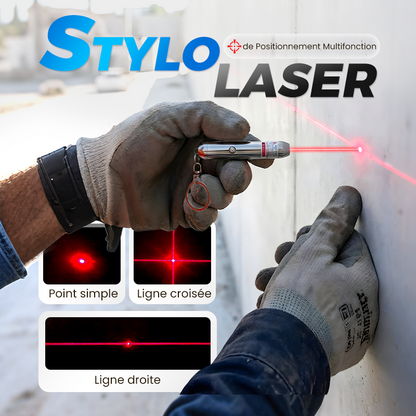 🎄 Promo Noël Éclatante：70 % de réduction ! Stylo laser portable à positionnement multi-modes