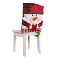 🎄🪑 Housse de Chaise de Noël avec Motifs Festifs – Tissu Doux en Lin, Protectrice et Entretien Facile