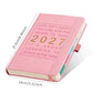 📓🛒 -50% ! ✏️Carnet-Calendrier 2027 – Format A5, Une Page par Jour & 8 Couleurs au Choix.