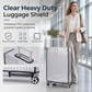 🧳🛡️ Housse de Valise Transparente en PVC Épais 22-28" | Anti-Rayures, 100% Imperméable & Fermeture Velcro