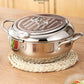 🫕🍤 -60% ! 🌡️Friteuse avec Thermomètre – Acier 304, Contrôle de Température & 20/24 cm.