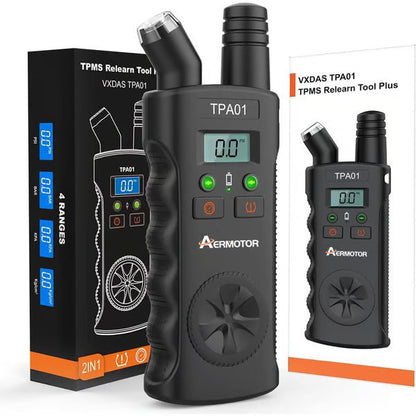 🚗🛒 -50% ! 🔧Outil TPMS 2-en-1 – Réinitialisation Capteur, Jauge de Pression Numérique & Compatible GM.