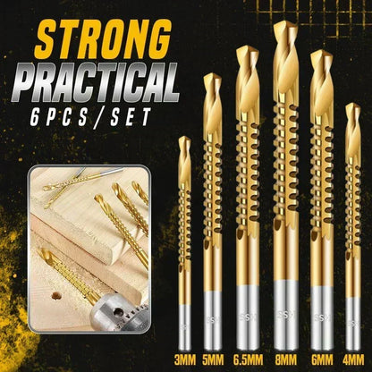 🛠️🔩 Forets Scie Dentelés HSS – Revêtement Titane, Perçage Précis et Multi-Matériaux