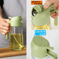 💐50% DE RÉDUCTION ! Pulvérisateur Huile 2en1 – Ouverture Large, Sans Goutte 🫙🧼【Facile à Nettoyer】