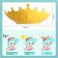 👶🛒 -50% ! 🛁Bonnet de Douche Impérméable pour Bébé – PP + TPE, Ajustable & Couronne Dessin Animé.