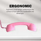 ☎️🎙️ Combiné Téléphonique Rétro Filaire – Prise en Main Confortable, Commandes Intégrées et Câble de 1 m