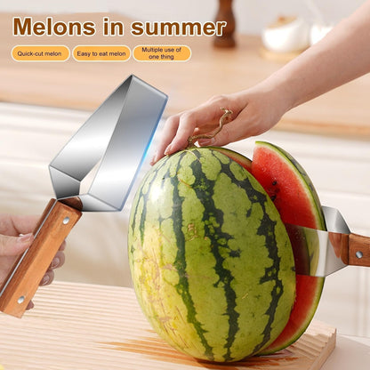 💐60% DE RÉDUCTION ! Découpeur Pastèque Acier Inox – Résistant & Passe au Lave-vaisselle 🧼🍉【Promo Flash】