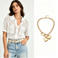 👚 50% DE RÉDUCTION ✨ Chemise boutonnée tricotée à manches courtes – Tissu ajouré, poches poitrine & coupe légère – Parfaite pour un look décontracté ou chic en été – confortable et respirante 🧶