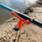 🎣🧲 Support de canne à pêche autobloquant à tourelle – Réglable à 360°, acier inoxydable et maintien stable