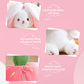 🍓50% DE RÉDUCTION ! Cadeau Parfait en Peluche – Strawberry Bunny Transformable pour Enfants 🎁🌸【Idée Cadeau】