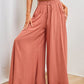 💐50% DE RÉDUCTION ! Pantalon Large Taille Haute – Tissu Fluide et Léger pour Journées Chaudes 🌬️🌸【Offre Limitée】