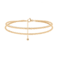 💐50% DE RÉDUCTION ! Bracelet de Cheville Féminin – Couches Délicates & Brillantes 💖✨【Prix Casse】