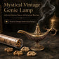🪔🌫️ Brûle-encens vintage style lampe de génie – Décoratif, compact et en métal