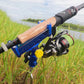 🎣🧲 Support de canne à pêche autobloquant à tourelle – Réglable à 360°, acier inoxydable et maintien stable