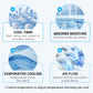 🔥Offre spéciale été ! 1 acheté = 1 offert !✨Plus de 50 000 vendus !❄️Serviette rafraîchissante anti-transpiration à utiliser partout et à tout moment ! Réutilisable, douce, absorbante et rafraîchissante.