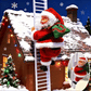 🎅 60% DE RÉDUCTION! ✨ SANTA CLAUS ÉLECTRIQUE - Design Interactive avec Effets Lumineux, Cadeau Magique pour la Décoration de Noël Familiale 🎁🌟