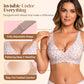 🌸💕 PROMO FLASH 50% ! Soutiens-Gorge Sans Fil Gelée Femme – Bralette Push-Up Sans Couture, Col Profond en V, Confort Quotidien ✨
