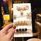Broche perlée Clips de décoration pour vêtements