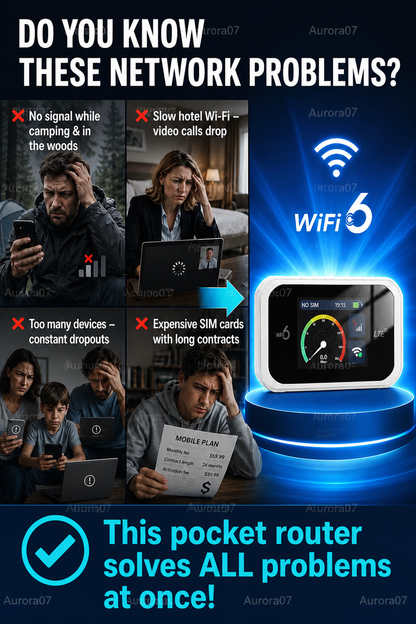 🥳 OFFRE SPÉCIALE 2026 🥳💞 PLUS DE 50 000 UNITÉS VENDUES ! 📶🌐 50 % DE RÉDUCTION ! Point d'accès mobile : Wi-Fi portable, couverture totale partout. Sans abonnement, sans configuration. Restez connecté où que vous alliez ! 📱✨