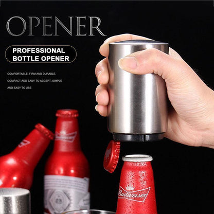 🍺🛒 -50% ! 🔩Ouvre-Bouteille Automatique en Acier Inoxydable – Aimant Intégré, Design Ergonomique & Multi-Couleurs.