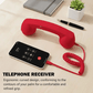☎️🎙️ Combiné Téléphonique Rétro Filaire – Prise en Main Confortable, Commandes Intégrées et Câble de 1 m