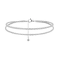 💐50% DE RÉDUCTION ! Bracelet de Cheville Féminin – Couches Délicates & Brillantes 💖✨【Prix Casse】