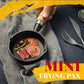 🔥🫕 -50% ! 🍳 Mini Poêle en Fonte Antiadhésive 10 cm – Coulée d’une Seule Pièce, Manche en Bois Ergonomique & Saine & Durable.