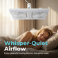🌀💡 OFFRE LIMITÉE 50% DE RÉDUCTION! Ventilateur de Plafond Double Tête avec Lumière LED – Double Flux d’Air, Télécommande Moderne, Moteur Silencieux – Rafraîchissez Votre Salon & Chambre avec Style 🛋️😴
