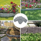 🌿🪨 Clôture de Jardin Effet Pierre – ABS Résistant aux Intempéries, Pose Sans Outil et Rendu Naturel