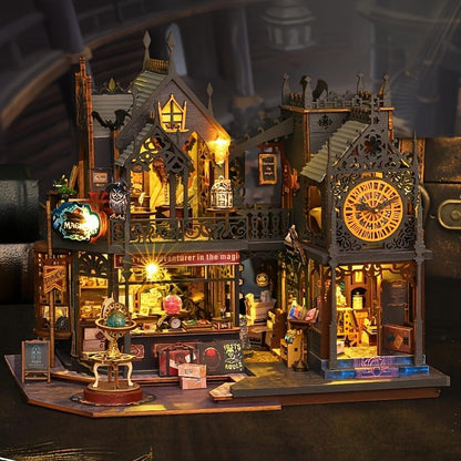 🪵🔨 OFFRE LIMITÉE 50% DE RÉDUCTION! 🧩Kit Book Nook 3D en Bois DIY – Création manuelle & détente – Plongez dans un monde miniature.