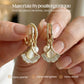 💐50% DE RÉDUCTION ! Boucles d'oreilles ginkgo pour femmes – Cadeau idéal pour toutes les occasions 🎁🌸【Prix Doux】