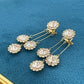 💐50% DE RÉDUCTION ! Boucles d’Oreilles Pétales Rondes – Doré ou Argenté, à Vous de Choisir 💛🤍【Offre Limitée】