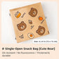 🥪🛒 -50% ! 🍞Sachets en Papier pour Sandwichs – Anti-Graisse, Non Blanchis & Recyclables